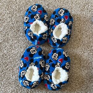 Disney Blue Mickey Mouse Slippers
